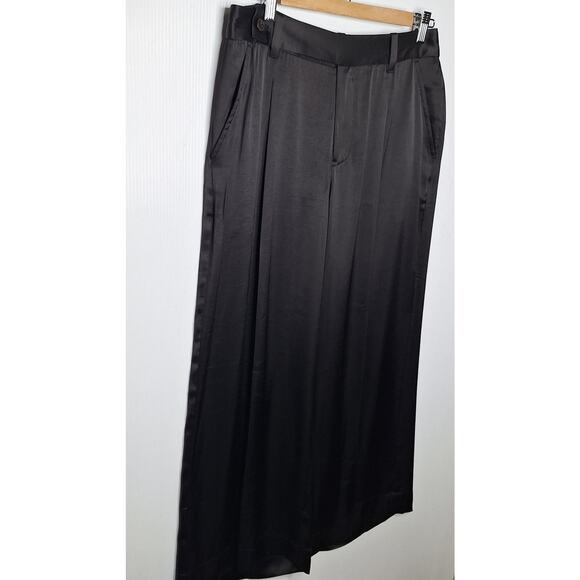 Madewell Satin Suit Oversized Blazer Harlow Wide Leg Pants NWT Holiday Formal - Picture 10 of 16
